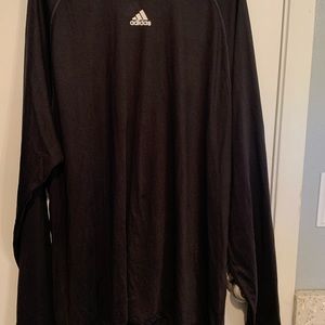 Mens XXL Adidas long sleeve black shirt.